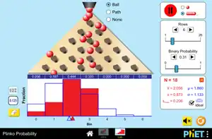 Xác suất Plinko